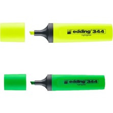 Eddıng Fosforlu Kalem (E-344)  ( Sarı-Yeşil)