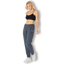 Jiber Kadın Antrasit Iki Iplik Eşofman Altı 2721