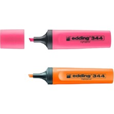 Eddıng Fosforlu Kalem (E-344)  ( Pembe-Turuncu)