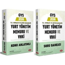 Data Yayınları 2024 Gys Gençlik ve Spor Bakanlığı Yurt Yönetim Memuru ve Vhki Konu + Soru 2 Li Set