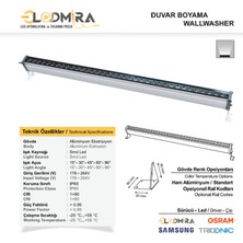 Ledmira 100 cm (36W) Gün Işığı Wallwasher Duvar Boyama, Ağaç Boyama, Cami ve Minare Aydınlatma (G.ışığı)