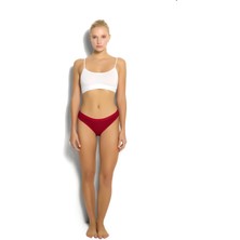 Jiber Kadın Viskoz Külot Bordo  691