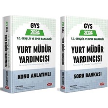 Data Yayınları 2024 GYS Gençlik ve Spor Bakanlığı Yurt Müdür Yardımcısı Konu - Soru Bankası 2'li Set