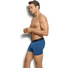 Jiber Erkek Indigo Modal Pamuklu Boxer 321