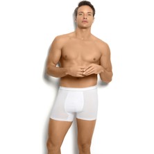 Jiber Erkek Beyaz Likralı Boxer 277