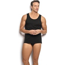 Jiber Erkek Siyah 2'li Likralı Atlet 241