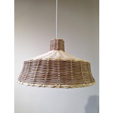 Hevsel Alacalı Rattan AVİZE-34X24CM