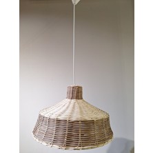 Hevsel Alacalı Rattan AVİZE-34X24CM