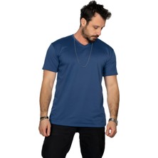 Maxi-Dry Aşırı Terleme Önleyici V Yaka T-Shirt, Ter Sızdırmaz, Çift Katmanlı