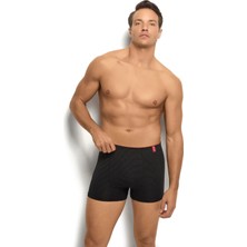 Jiber Erkek Siyah Havlu Kemer Boxer 280