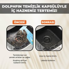 Dolphfin Airfryer Temizlik Kapsülü Çok Amaçlı Yağ Sökücü Suda Eriyen Sihirli Kapsül