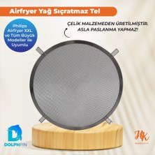 Dolphfin Airfryer Yağ Sıçratmaz Tel Xxl