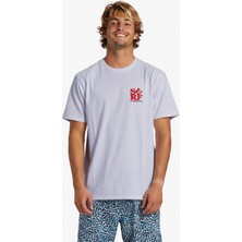 Quiksilver Surf Moe Erkek Beyaz Tişört