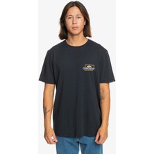Quiksilver Line By Line Erkek Siyah Tişört