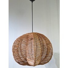 Hevsel Balon Çiçeği Rattan AVİZE-38X30CM