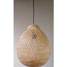 Hevsel Bülbül Yuvası Bambu AVİZE-28X36CM