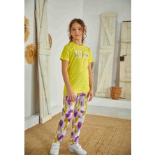 Weweus Erdem Weweus Sarı Kız Çocuk Pijama Takımı 807
