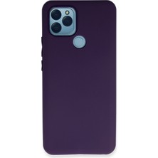 HappyCase  General Mobile Gm 21 Kılıf Yumuşak Silikon Kılıf - Mürdüm