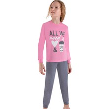 Weweus Erdem Weweus Pembe Kız Çocuk Pijama Takımı 3741