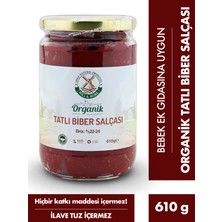 Mill & More Organik Tuzsuz Tatlı Biber Salçası 610 G