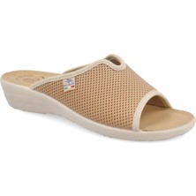 Fly Flot Kadın Terlik T4 429 Fe Fly Flot Cloth Woman Slıpper Beige