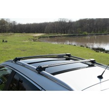 Thunder Vw Transporter (T6) Thunder Carrier Siyah Kilitli Ara Atkı Tavan Çıtası Taşıma Barı