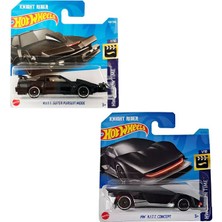 Hot Wheels 2 Araç Set - Knight Rider - Hw Kıtt Concept - K.ı.t.t. Super Pursuit Mode (1/64)