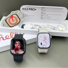 Ns Store Hello Watch 2024 Series H13 Pro Plus+ 1gb Hafızalı 45MM Çift Kordon Aksesuar Bağlantılı Akıllı Saat