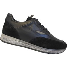 Slope 617 Deri Sneaker Erkek Ayakkabı Siyah