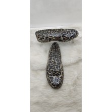 Çiğdem Kundura Kadın Leopar Lastik Ayakkabı  - Leopar  - 40 - ST02529-12770