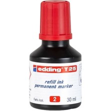 Edding Mürekkep 25 ml Kırmızı ( E-T25)