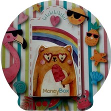 Glanart El Yapımı Hediyelik Sevimli  Masa Üstü Kumbara