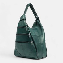 Lederax  Deri Çok Gözlü Sırt ve Omuz Çantası LD52