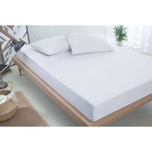 AY Home  120 x 200CM  Ebatında   Tek  Kişilik Sıvı  Geçirmez  Yatak   Alezi   Yatak   Koruyucu    Çarşaf   Beyaz   Renkk  Pamuklu   Fıtedd