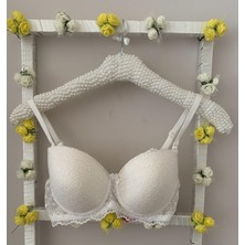 Anka Destekli Dolgusuz Krem Sütyen