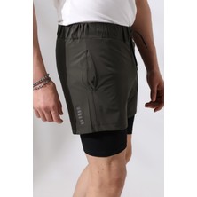 Zula Moda Erkek Taytlı Spor Şort / Men's Athlete Tıghts Shorts