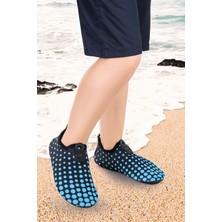 Kiko Kids Point Havuz Plaj Erkek Çocuk Deniz Ayakkabısı 7514 Siyah - Mavi