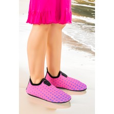 Kiko Kids Point Havuz Plaj Kız Çocuk Deniz Ayakkabısı 7514 Pembe - Lila