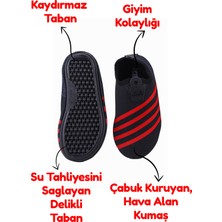 Kiko Kids Point Havuz Plaj Kız Çocuk Deniz Ayakkabısı 7514 Lila - Beyaz