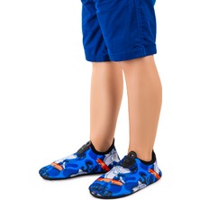 Kiko Kids Surfer Havuz Plaj Erkek Çocuk Deniz Ayakkabısı 7561 Lacivert