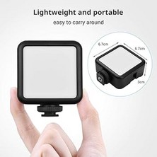 Tianya Telefonlar Için Mini Fonksiyonel Tripod + 49 LED Light + Kumanda