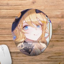 Pixxa Navia - Genshin Impact Bilek Destekli Mousepad Model - 4 Oval