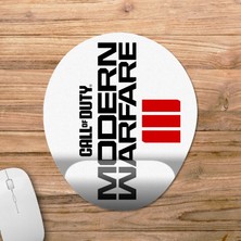 Pixxa Call Of Duty Modern Warfare 3 Bilek Destekli Mousepad Model - 4 Oval