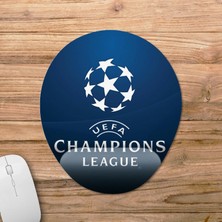 Pixxa Şampiyonlar Ligi - Champions League Bilek Destekli Mousepad Model - 3 Oval