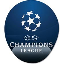 Pixxa Şampiyonlar Ligi - Champions League Bilek Destekli Mousepad Model - 3 Oval