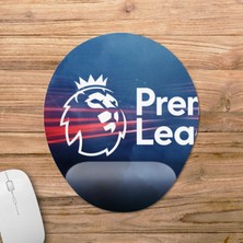 Pixxa Premier League - Ingiltere Futbol Ligi Bilek Destekli Mousepad Model - 4 Oval