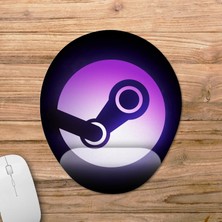 Pixxa Steam Bilek Destekli Mousepad Model - 1 Oval