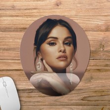 Pixxa Selena Gomez Bilek Destekli Mousepad Model - 1 Oval