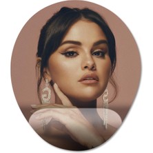 Pixxa Selena Gomez Bilek Destekli Mousepad Model - 1 Oval