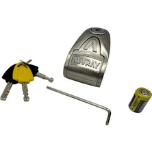 Kaly Auvray B-Lock 06 Alarmlı Disk Kilidi 6 Mm. 120 Db. Inox